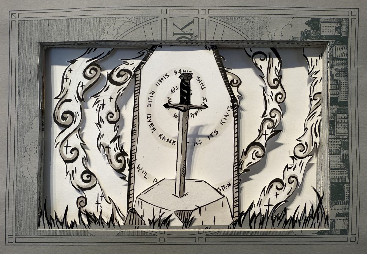 The Hoard: Greed and Inequality, work by Zemma Kitchen, Visual Arts PGTI