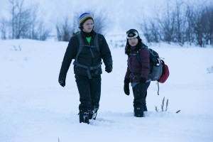 Sze Wing, a Teton Trip instructor, gives Josh some advice.
