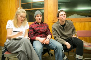 Identifying who they think expressed leadership and good team-building qualities, Annika, Dylan and Mitch come up with a great example.