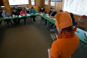 Kristin reads an excerpt from the writings of Shaun Tan.