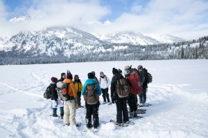 We arrive at the frozen banks of Lake Taggert.