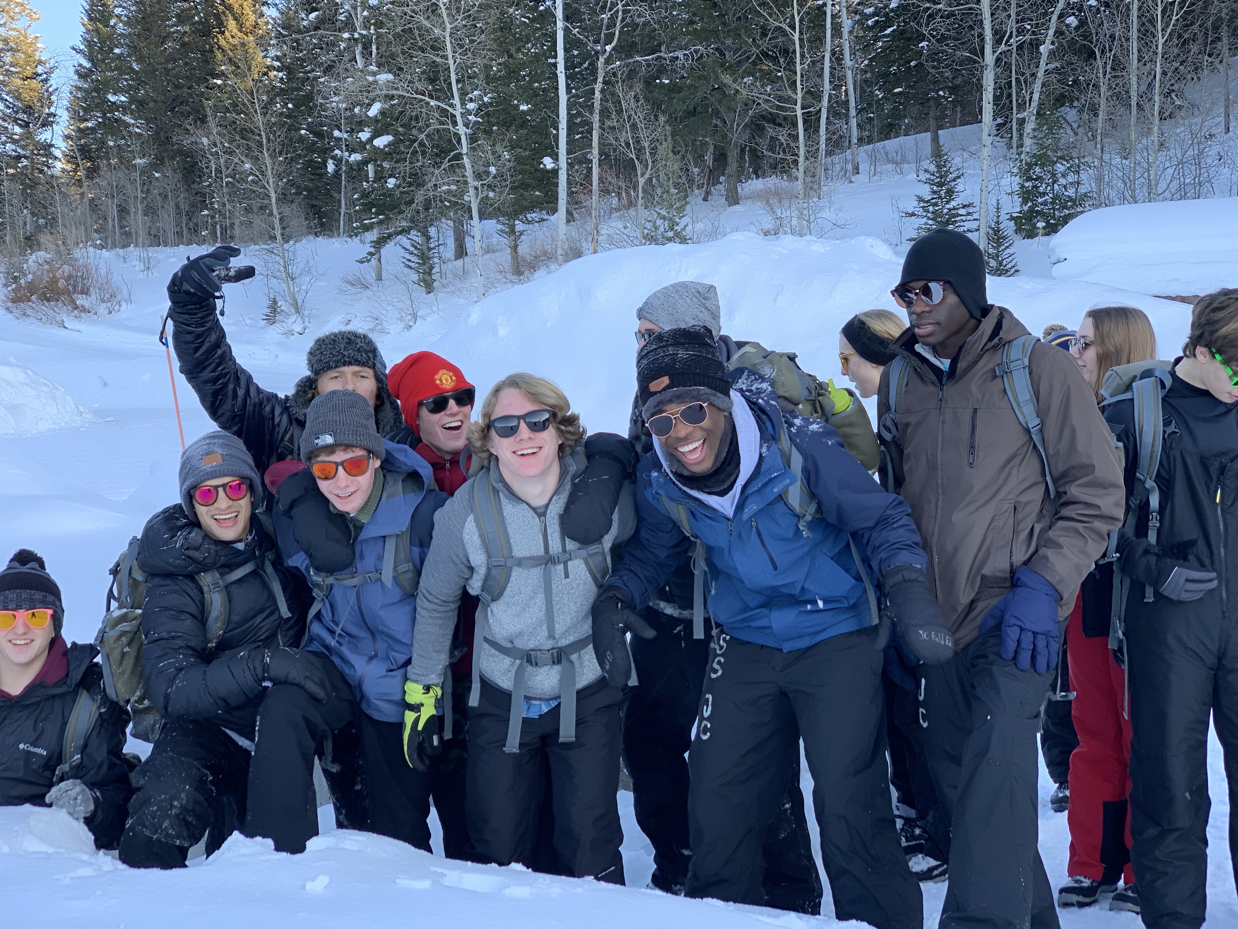 We made it through ski school