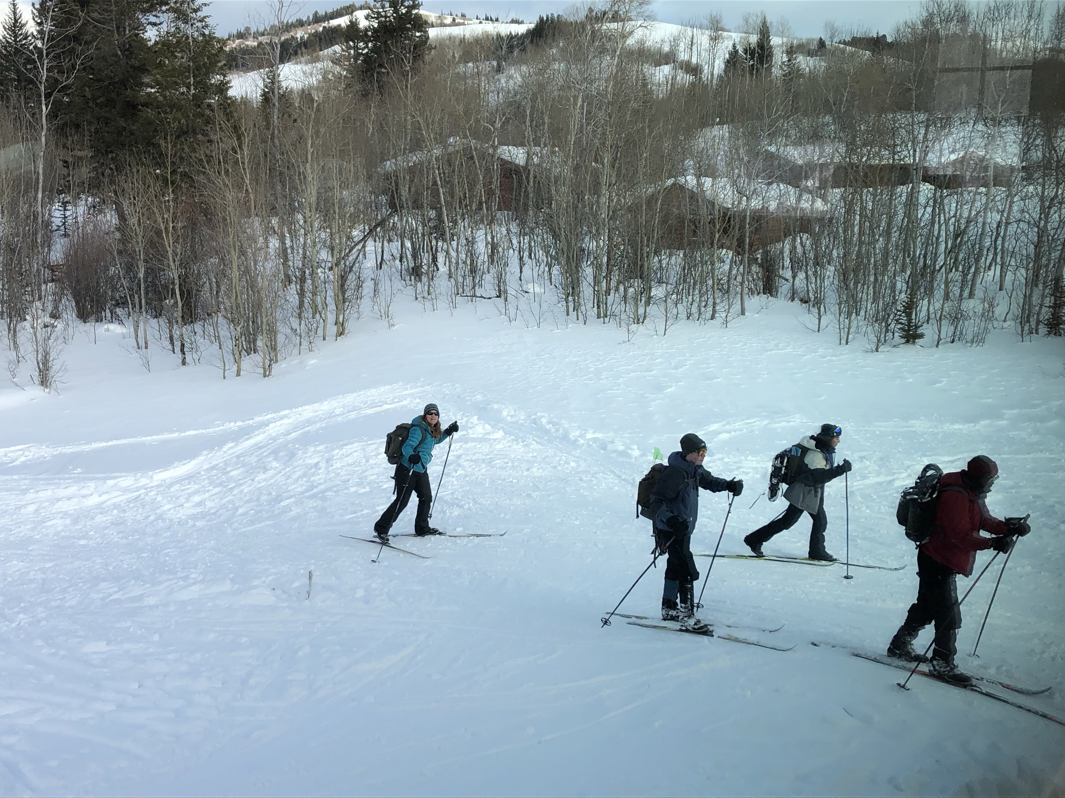 Returning from the field