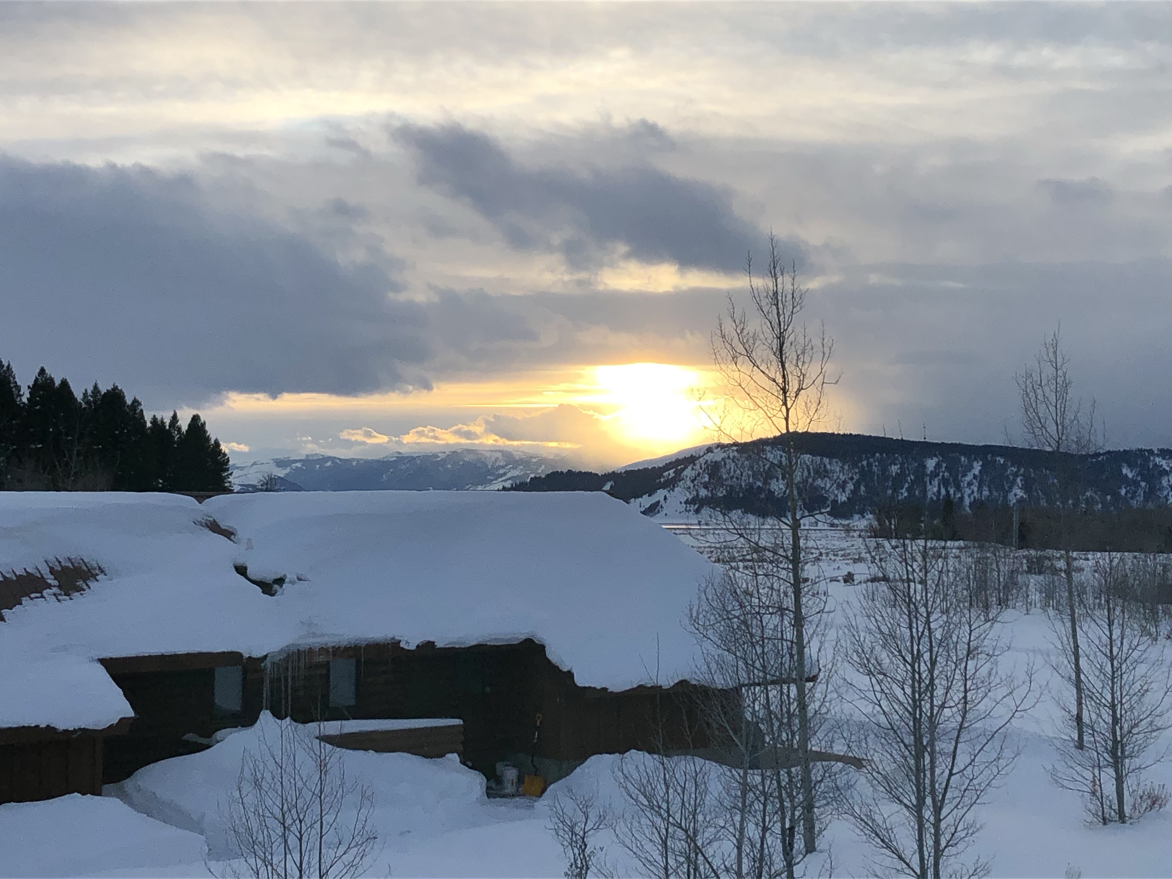 Sunset during resource time