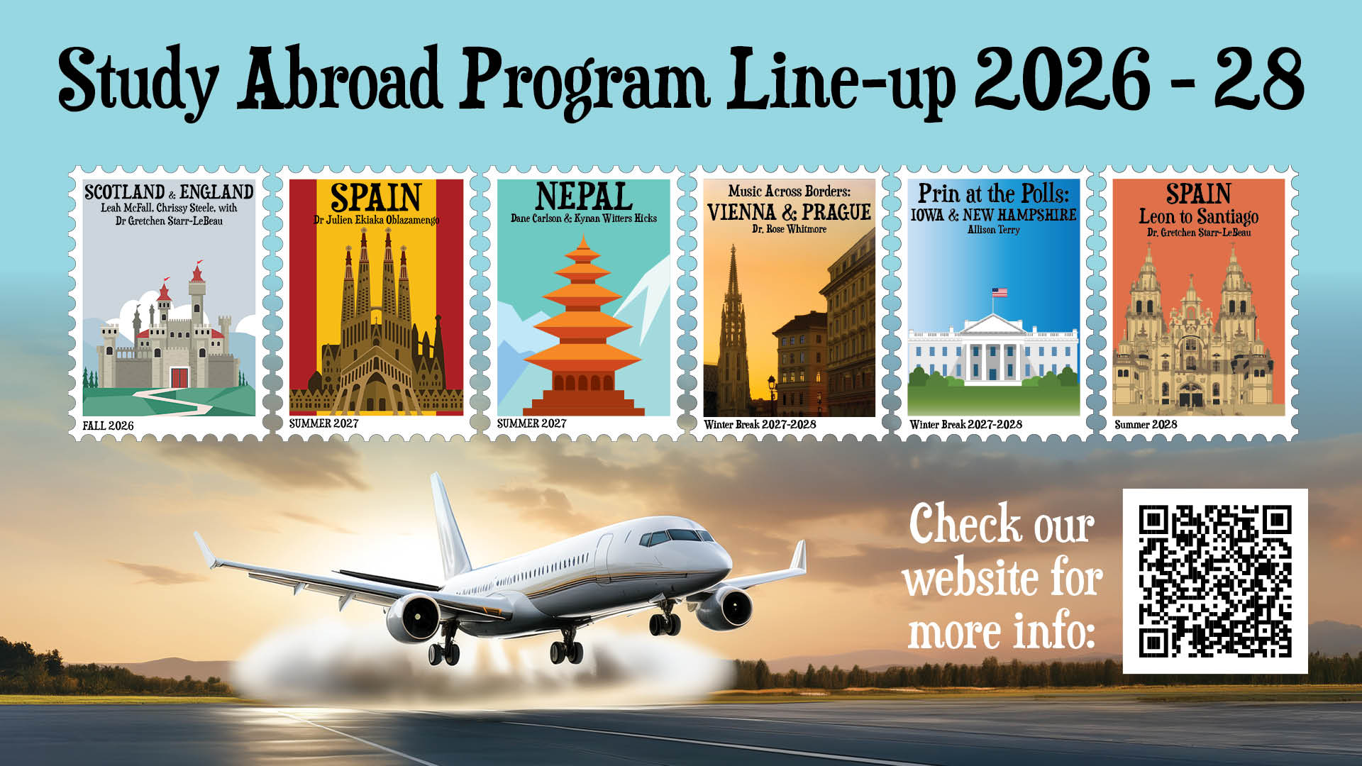 Study Abroad Lineup 26-28 Flashybox
