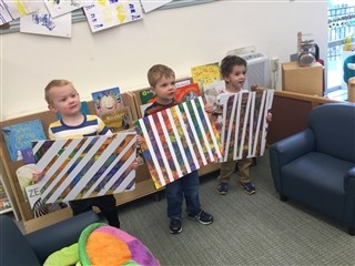 Stripes on Canvas Art Boards