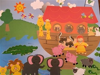 Noah's Ark Sticker Collage