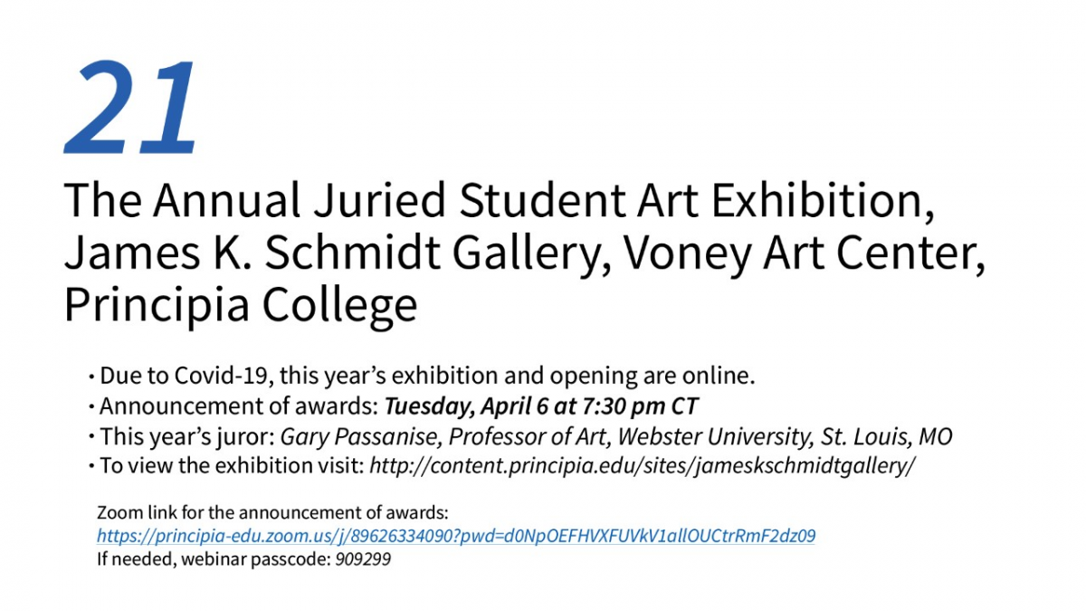 21: The Annual Juried Student Art Exhibition