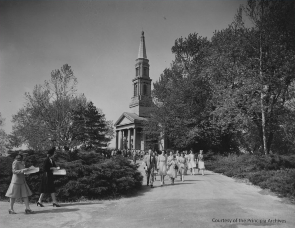 Principia College campus overlooking Mississippi River